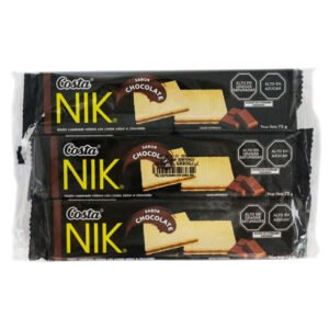 Home nik wafers x 72 gr six pack chocolate